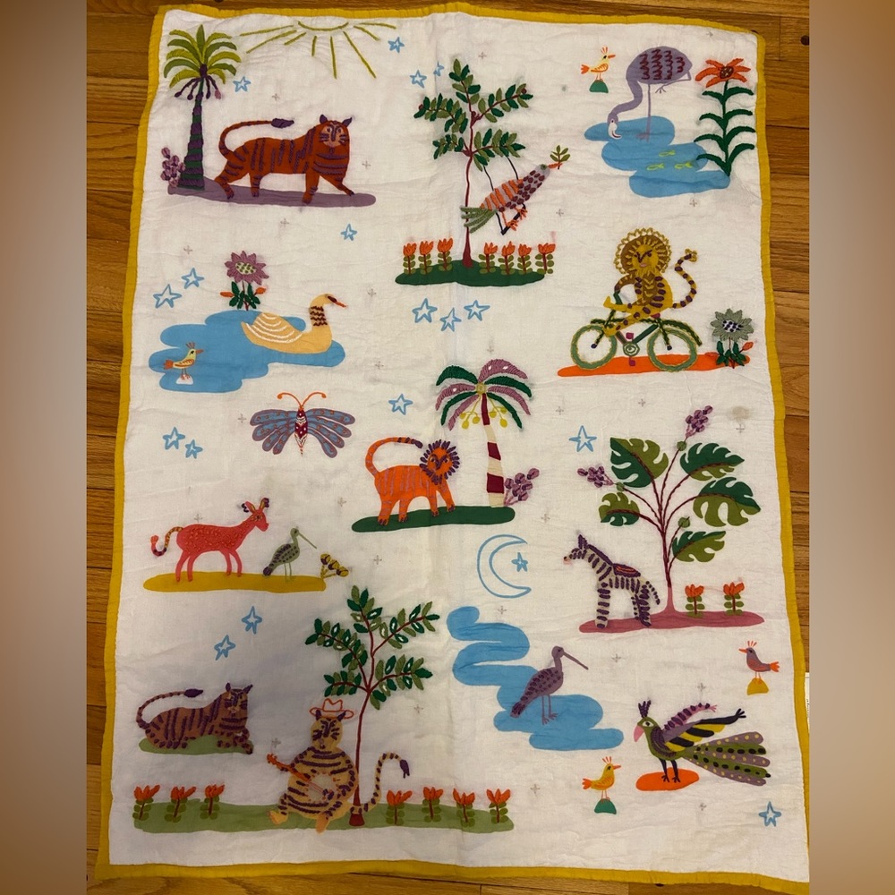Anthropologie Sloan Baby Quilt